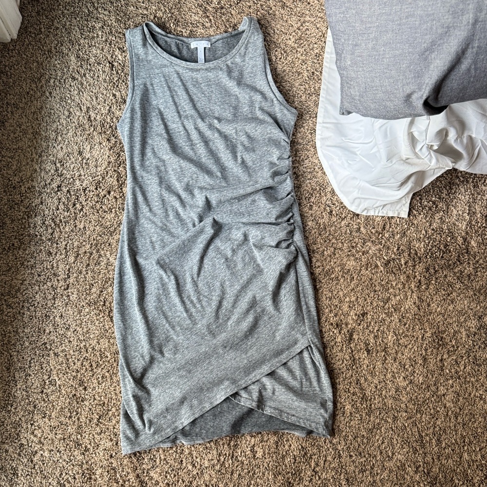 Leith Heather Gray Knit Dress